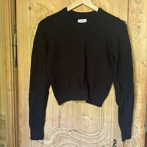Cropped Black Sweater